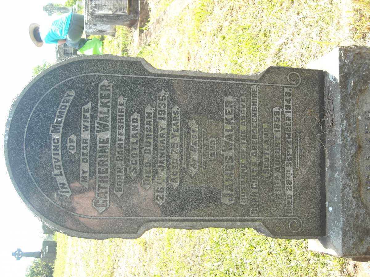 WALKER James 1859-1943 &amp; Catherine -1936