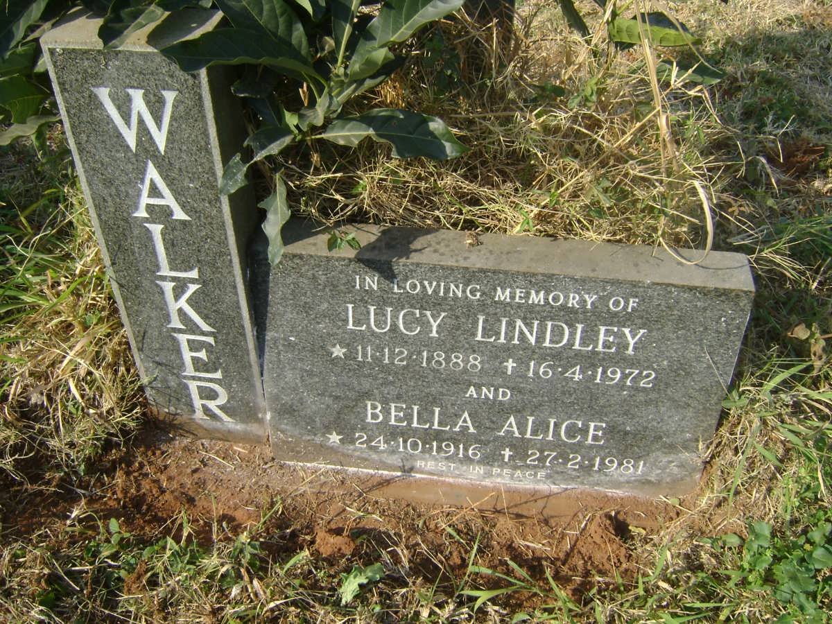 WALKER Lucy Lindley 1888-1972 :: WALKER Bella Alice 1916-1981