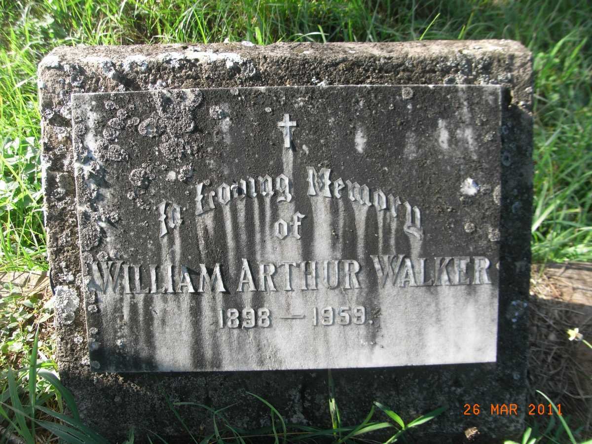 WALKER William Arthur 1898-1959