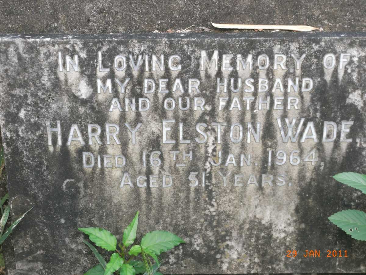 WADE Harry Elston -1964