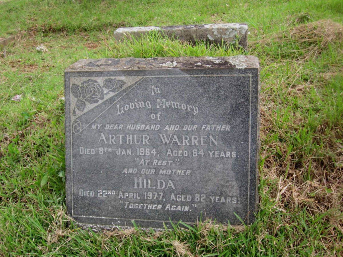 WARREN Arthur -1964 &amp; Hilda -1977