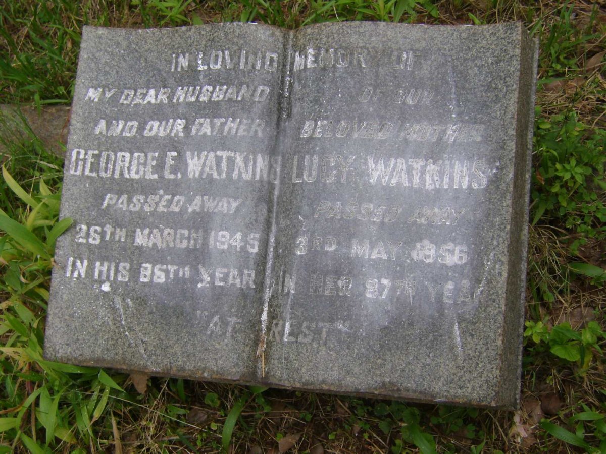 WATKINS George E. -1945 &amp; Lucy -1956