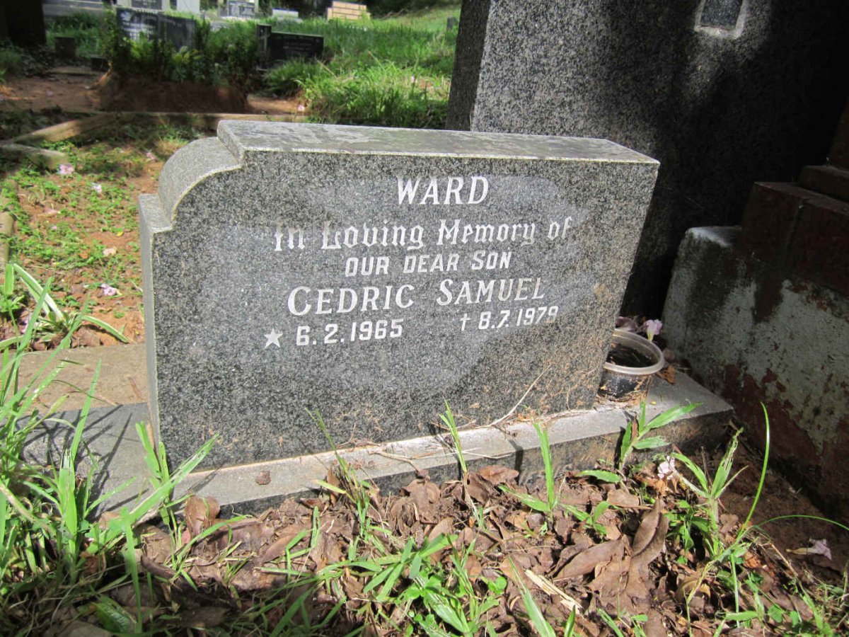 WARD Cedric Samuel 1965-1979