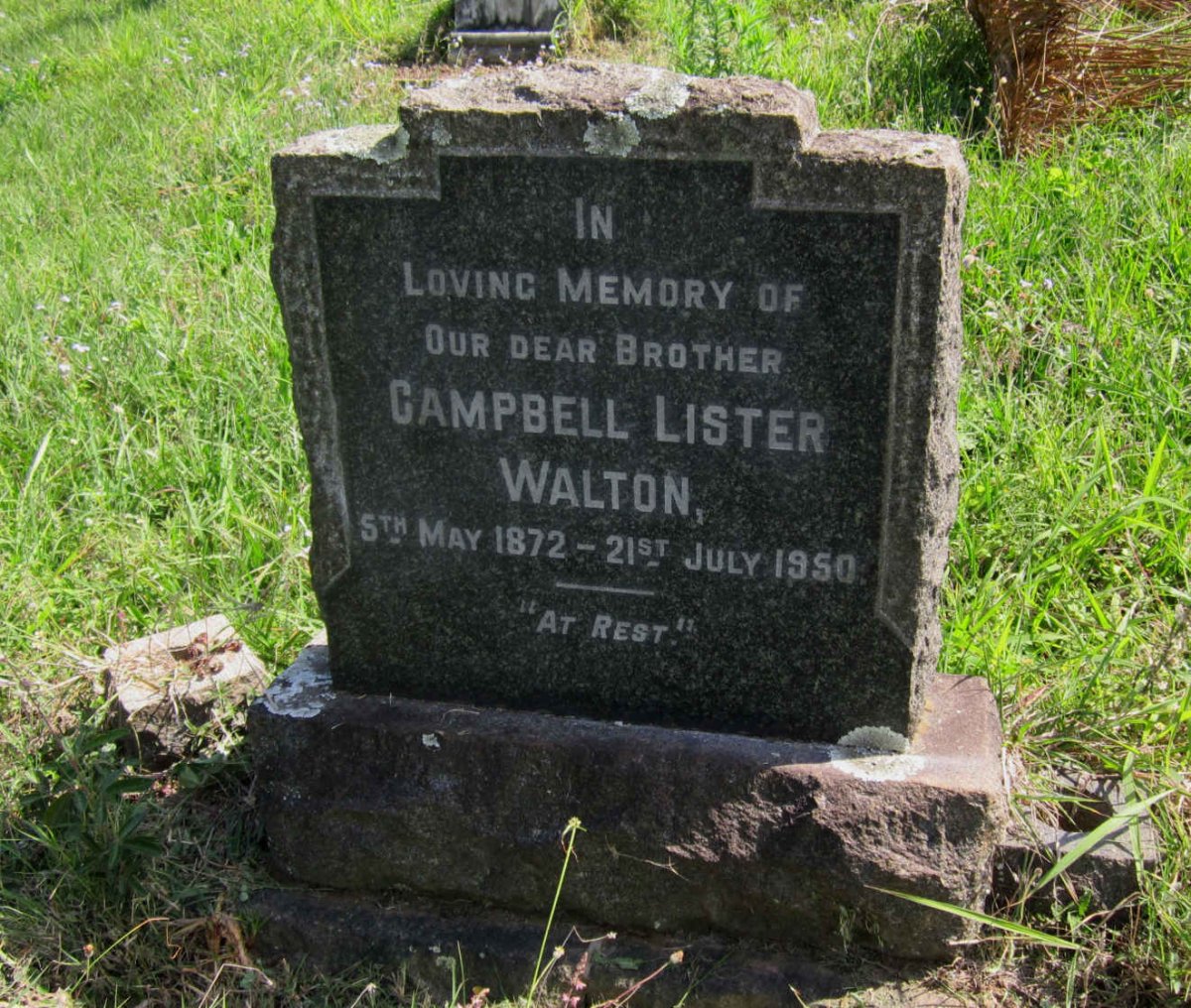 WALTON Campbell Lister 1872-1950