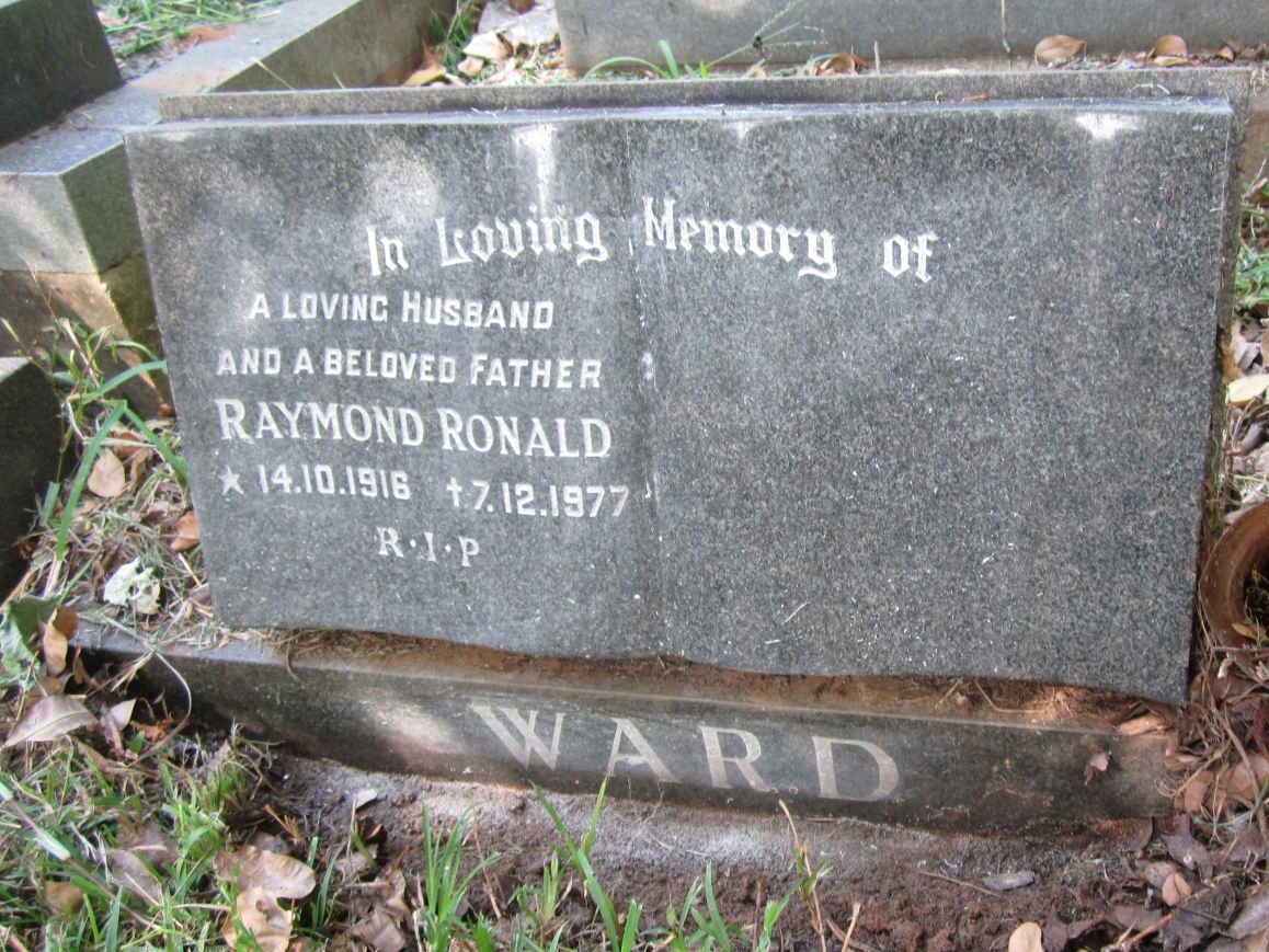 WARD Raymond Ronald 1916-1977