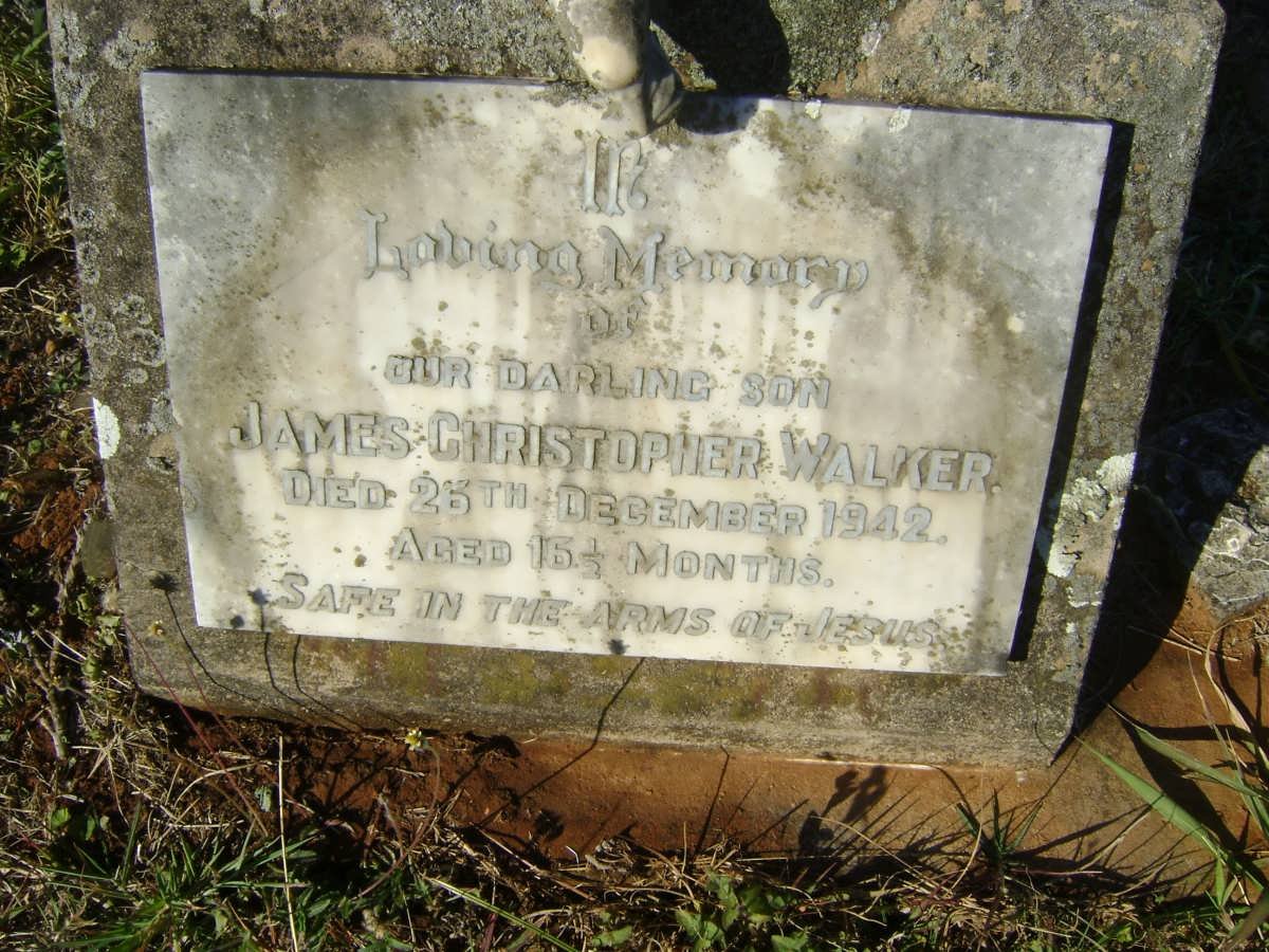 WALKER James Christopher -1942