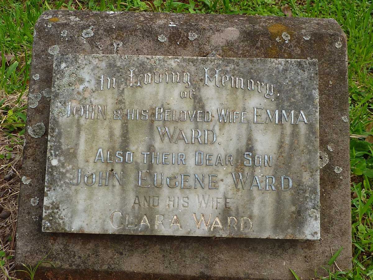 WARD John -1908 &amp; Emma -1942 :: WARD John Eugene -1969 &amp; Clara