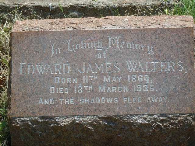 WALTERS Edward James 1860-1936
