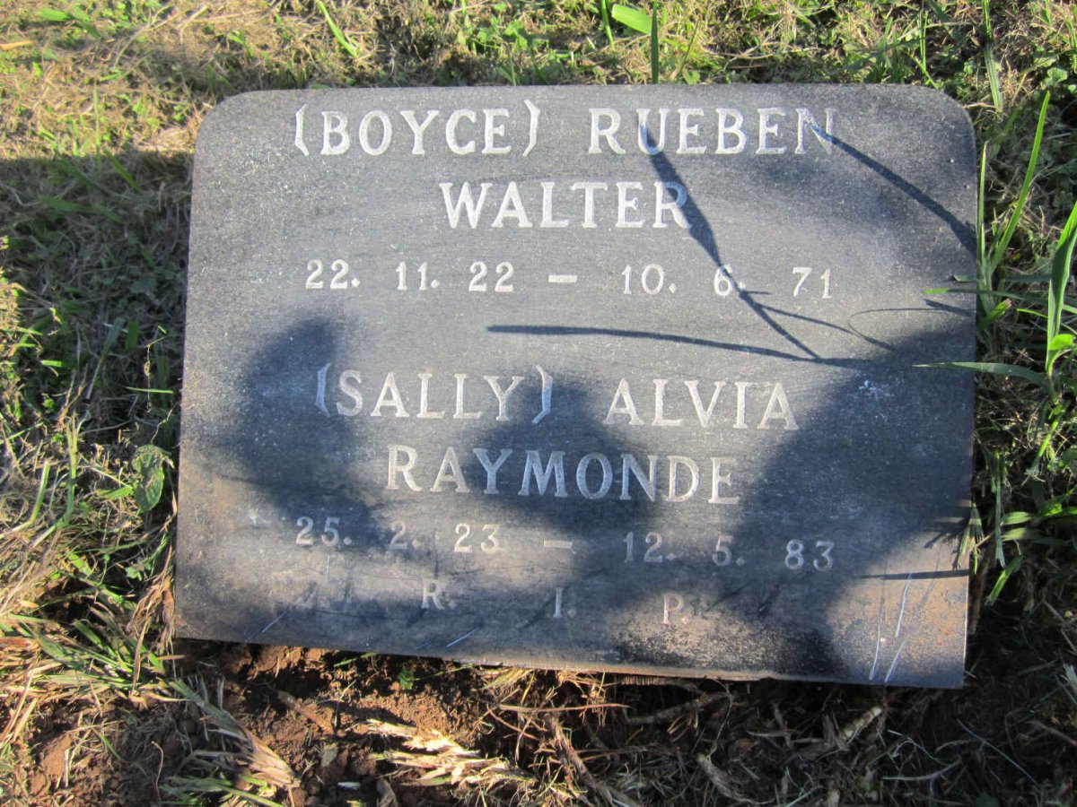 WALTER Rueben 1922-1971 :: RAYMONDE Alvia 1923-1983