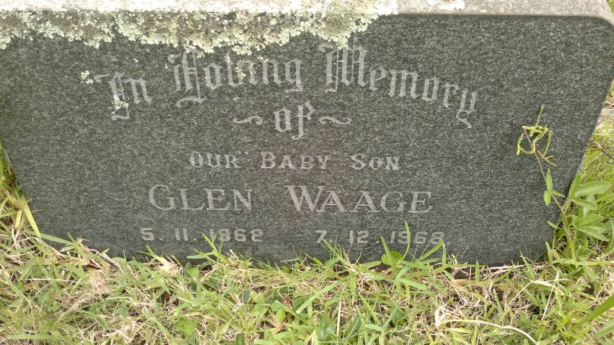WAAGE Glen 1962-1968