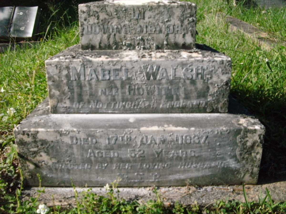 WALSH Mabel nee HOWITT -1937 
