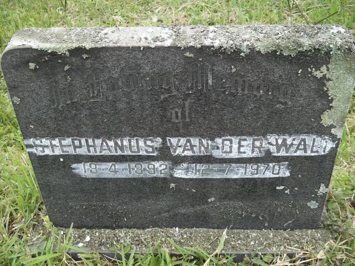 WALT Stephanus, van der 1892-1970
