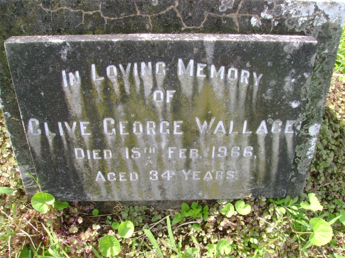 WALLACE Clive George -1966