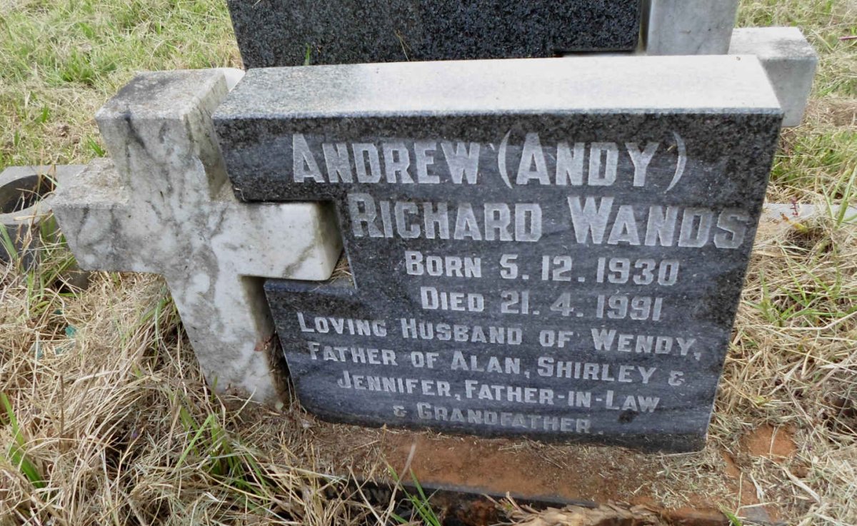 WANDS Andrew Richard 1930-1991