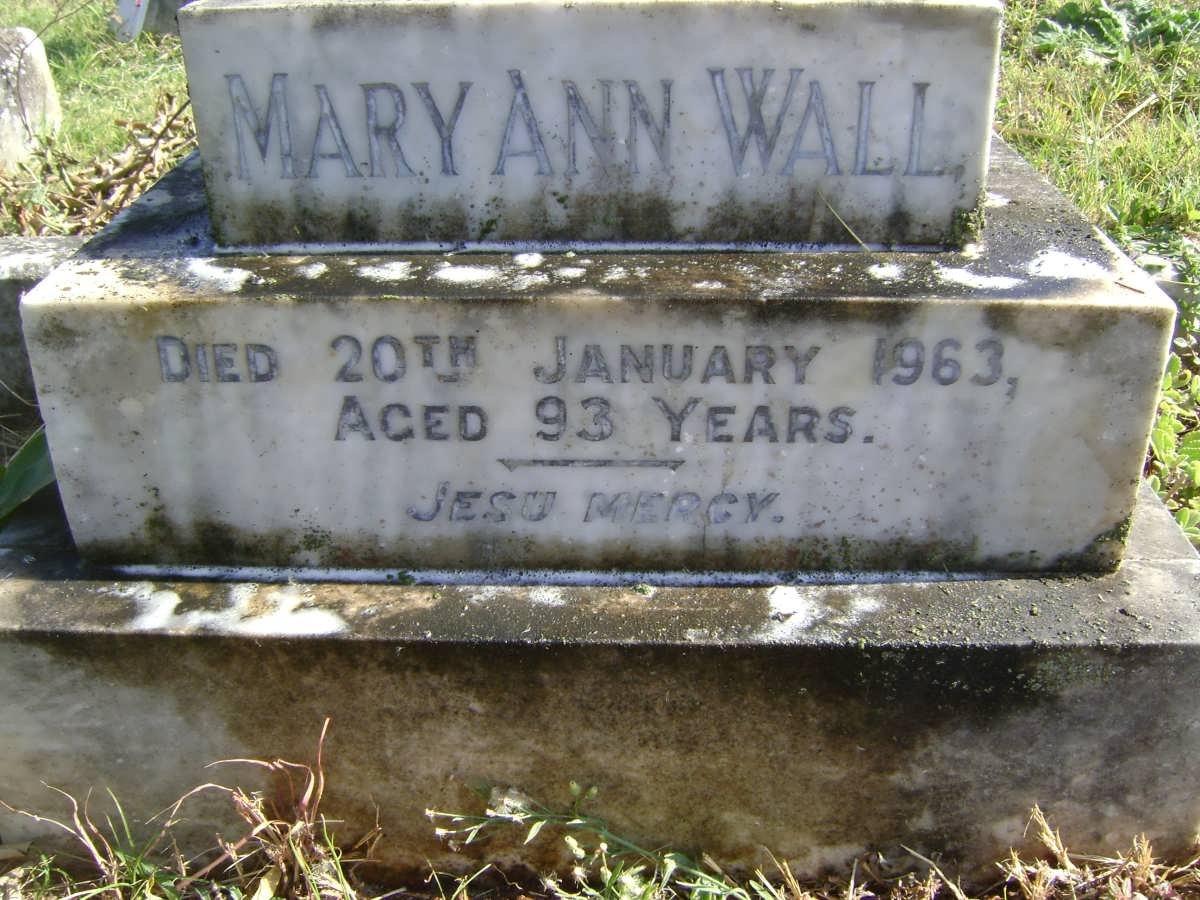 WALL Mary Ann -1963