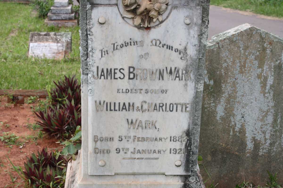WARK William -1928 &amp; Charlotte -1924 :: WARK James Brown 1882-1921