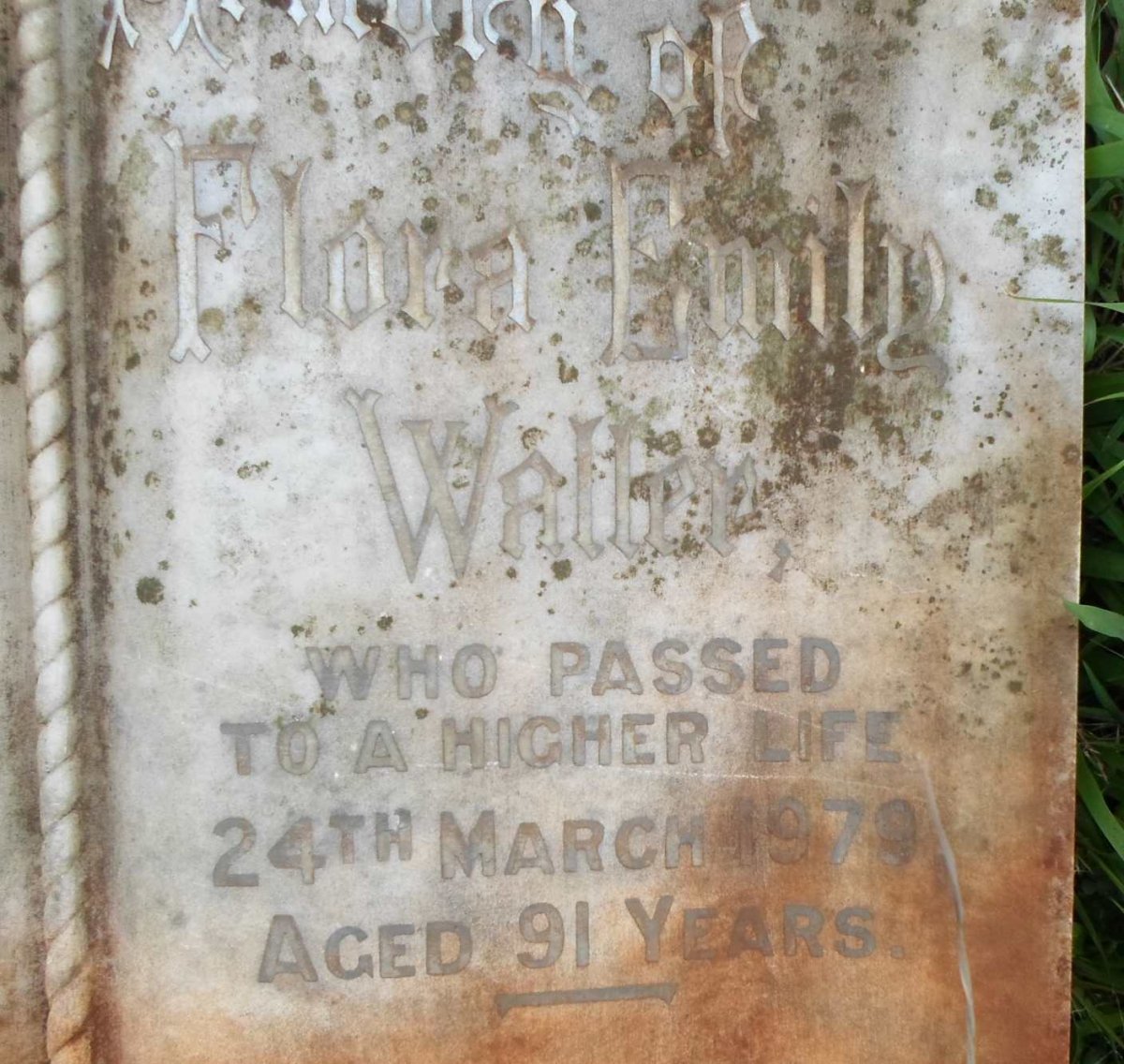 WALLER Sidney George Household -1948 &amp; Flora Emily -1979