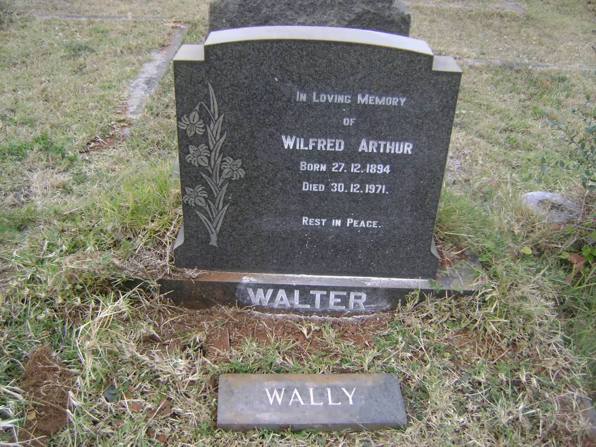 WALTER Wilfred Arthur 1894-1971