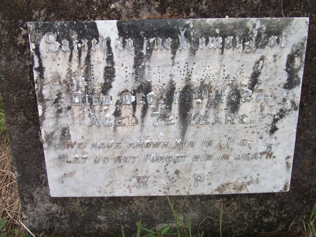 WALL  John -1927