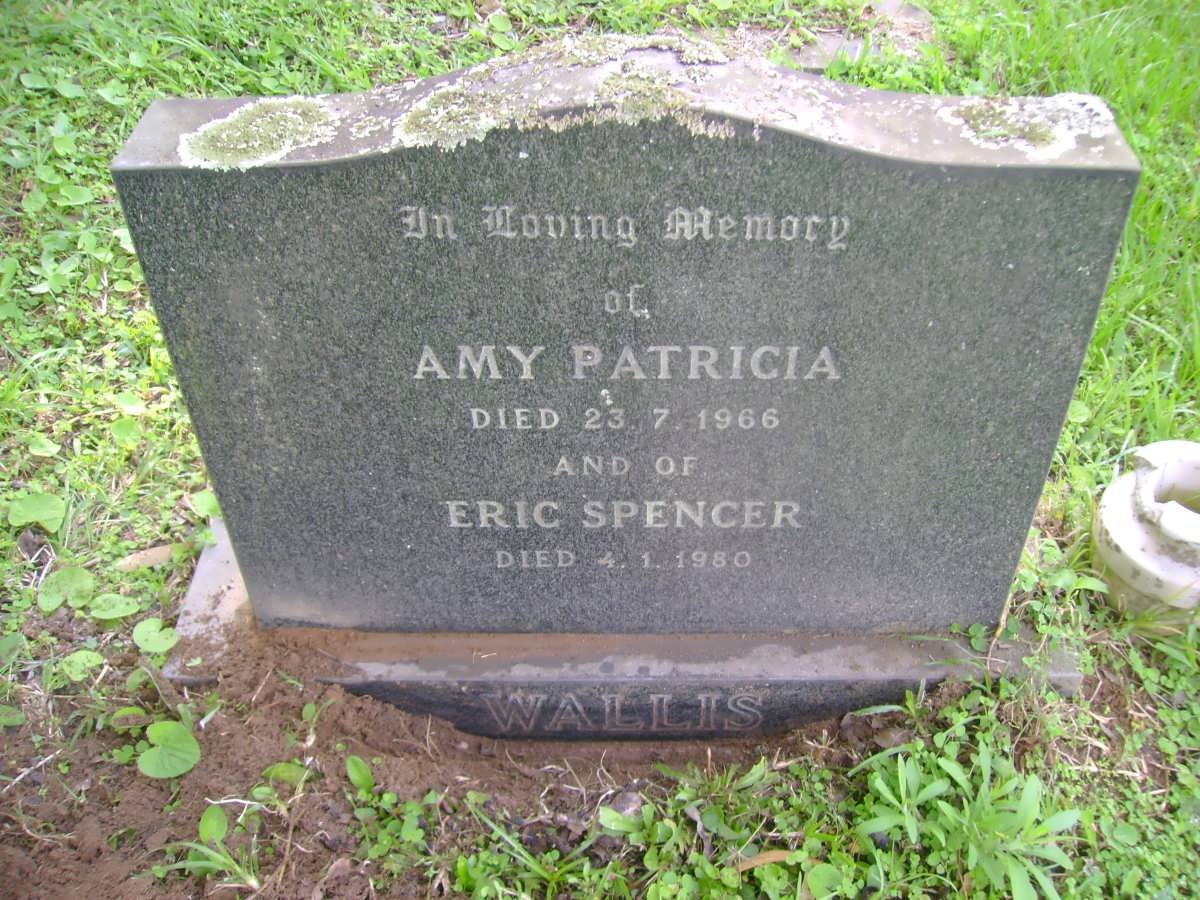 WALLIS Eric Spencer -1980 &amp; Amy Patricia -1966