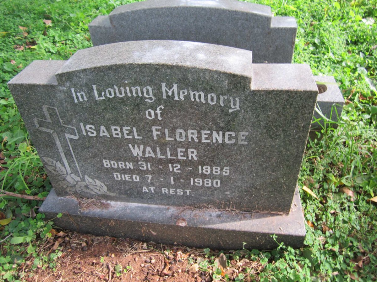 WALLER Isabel Florence 1885-1980
