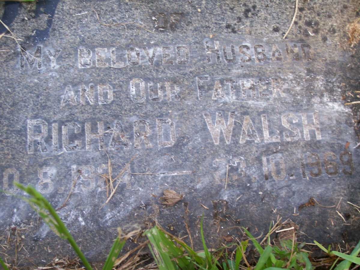 WALSH Richard 1924-1969
