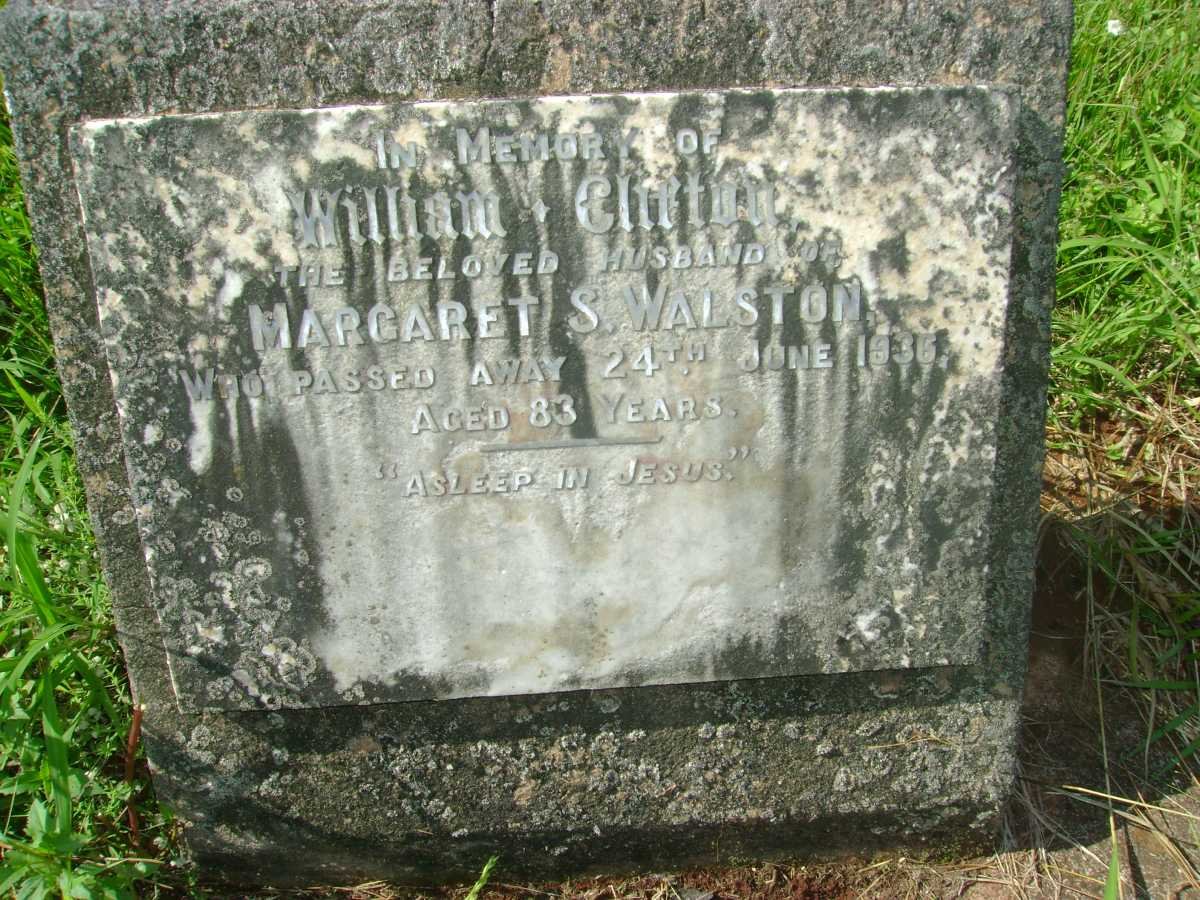 WALSTON William Clifton -1936