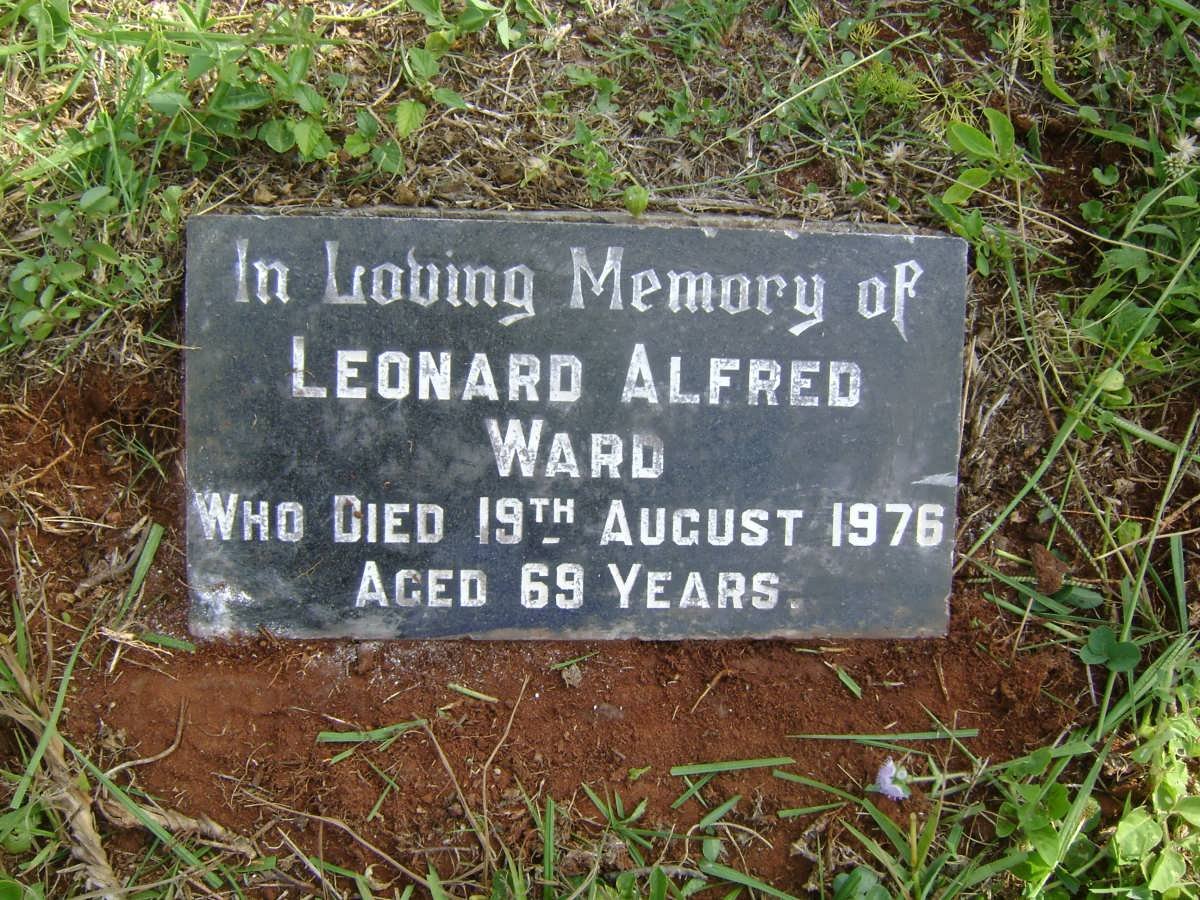 WARD Leonard Alfred -1976