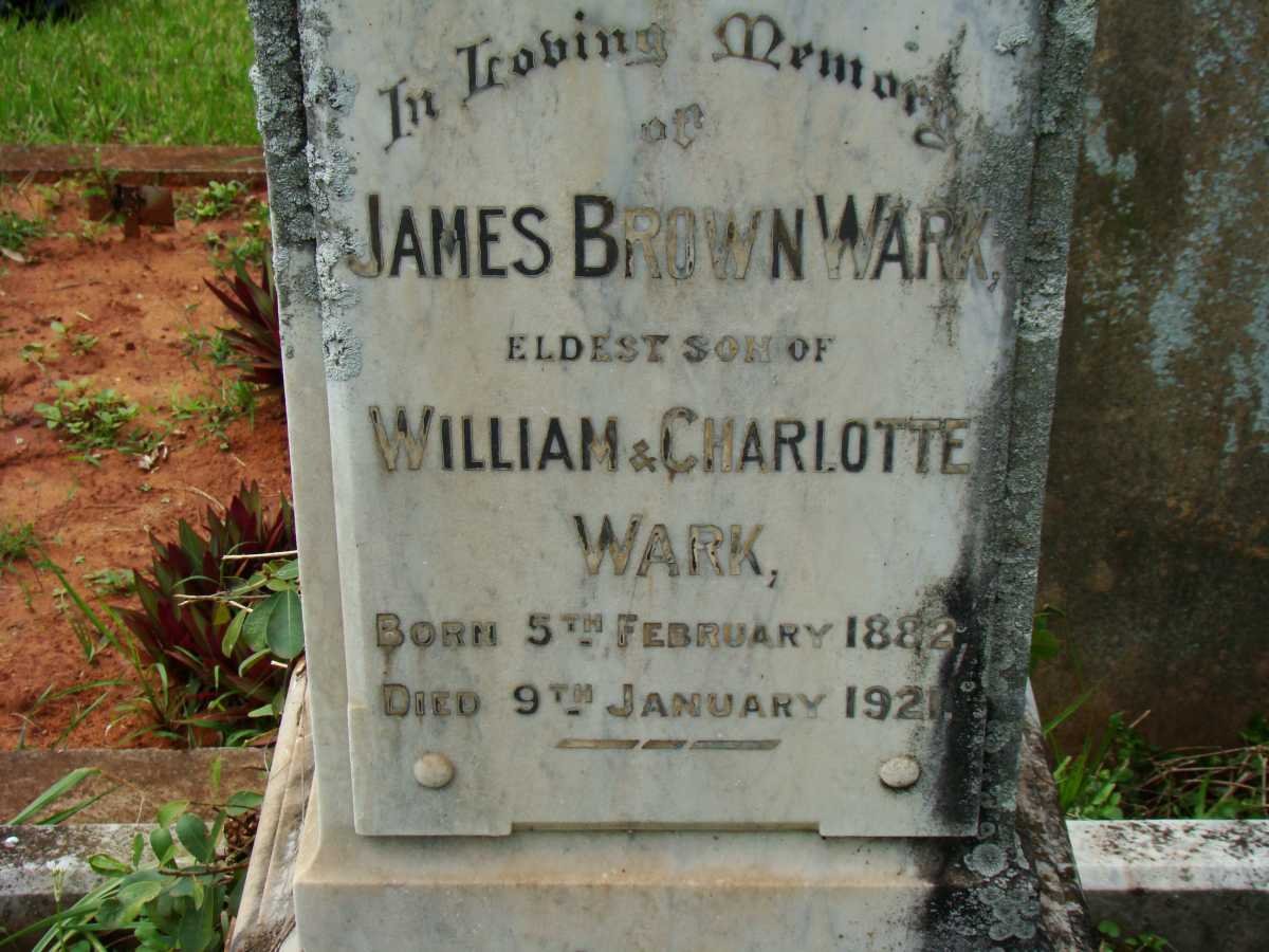 WARK James Brown  1882-1921