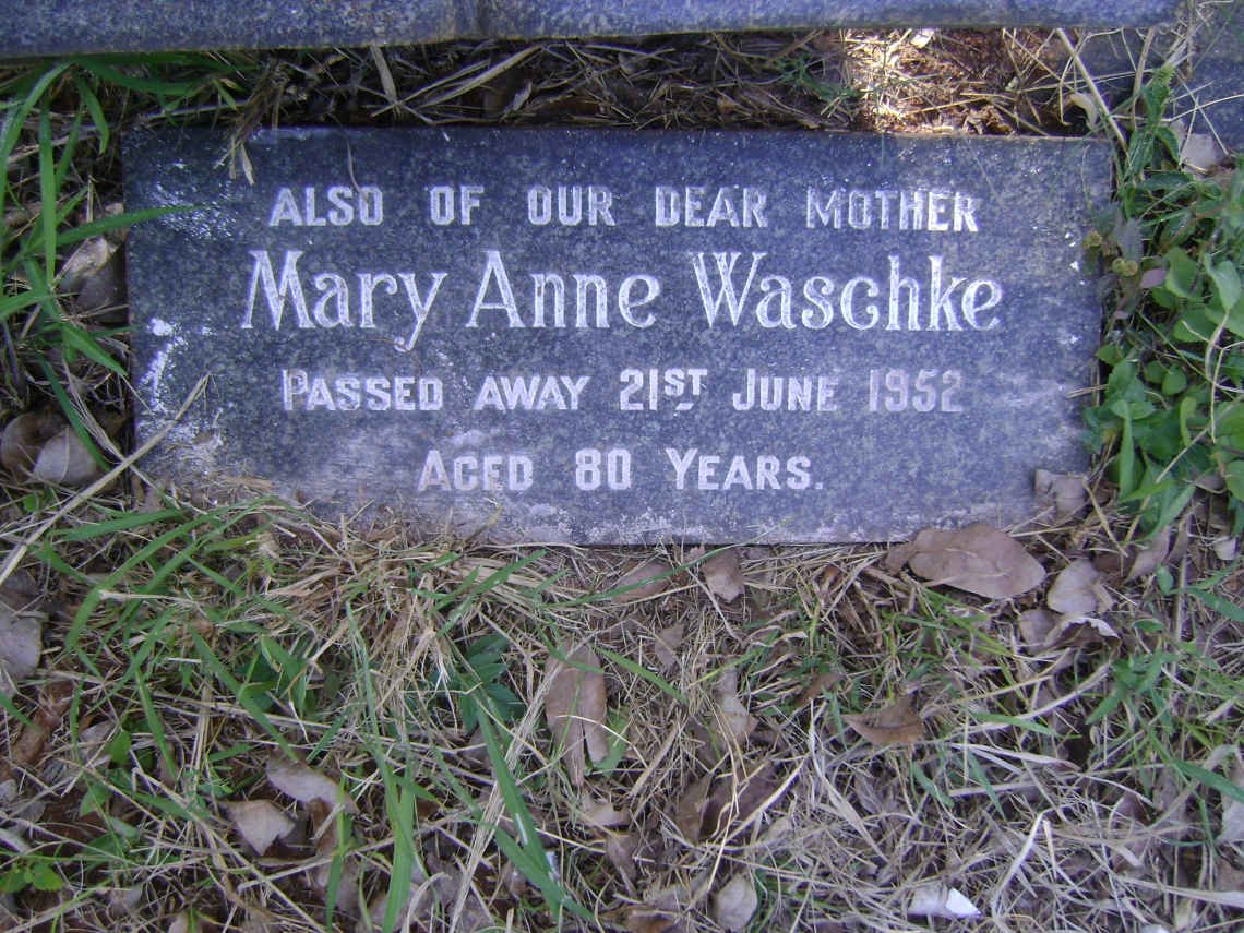 WASCHKE Mary Anne -1952