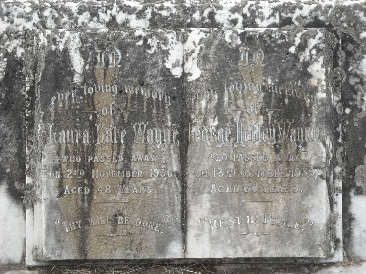 WAYNE George Hedley -1939 &amp; Laura Kate -1936