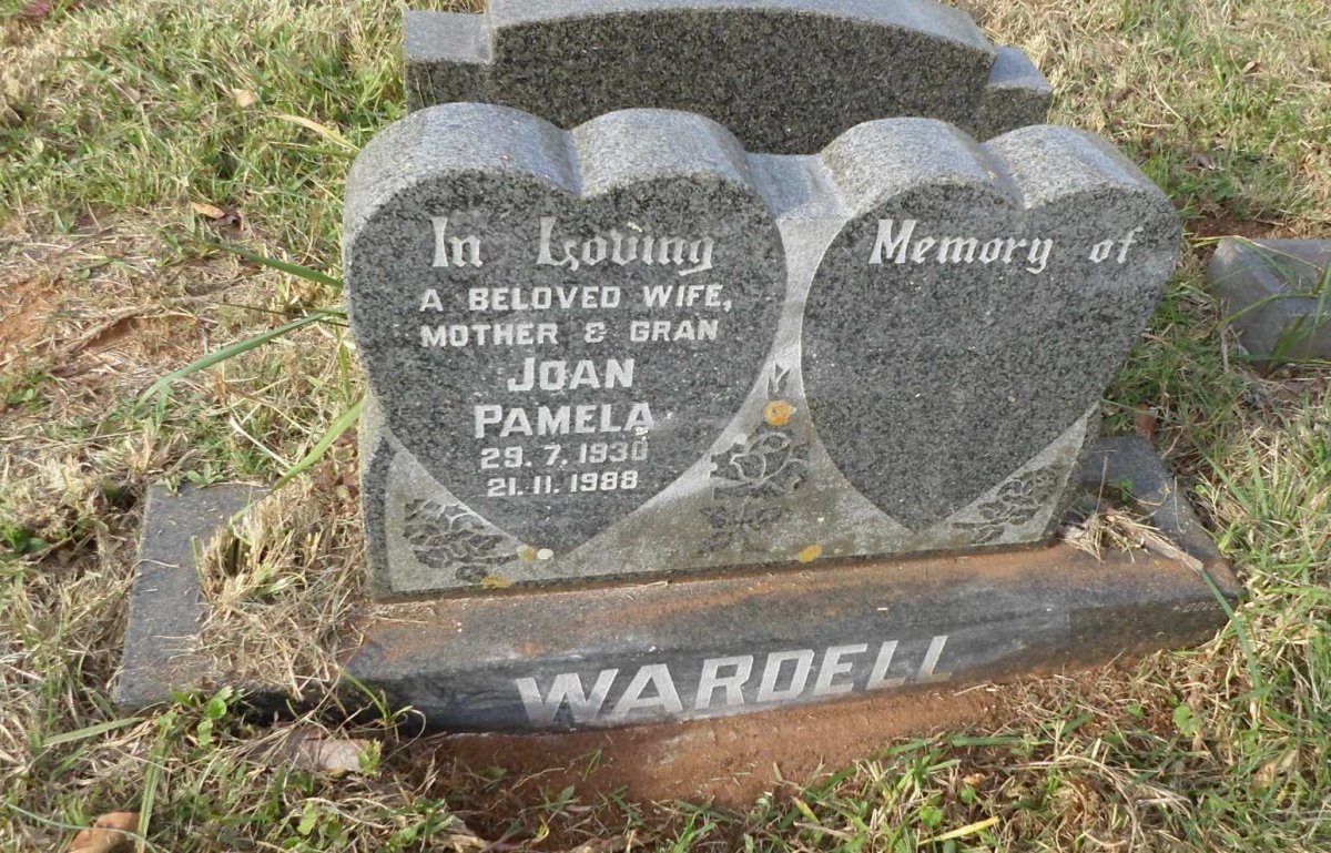 WARDELL Joan Pamela 1930-1988
