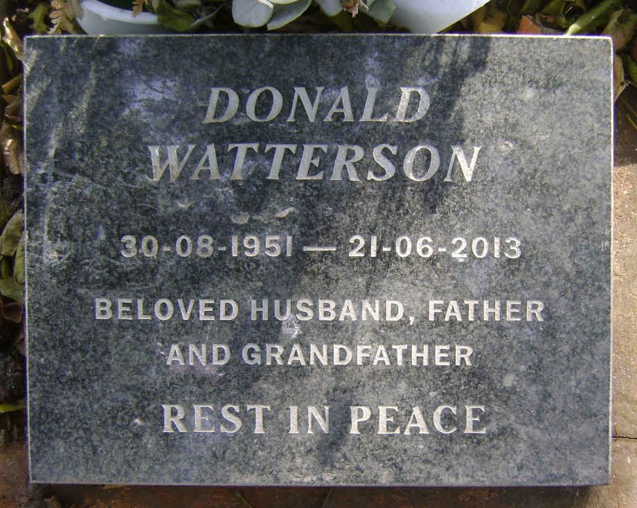 WATTERSON Donald 1951-2013