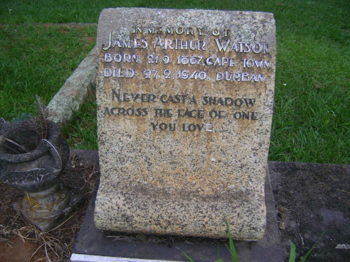 WATSON James Arthur 1867-1940 &amp; Mary Elizabeth 1869-1953
