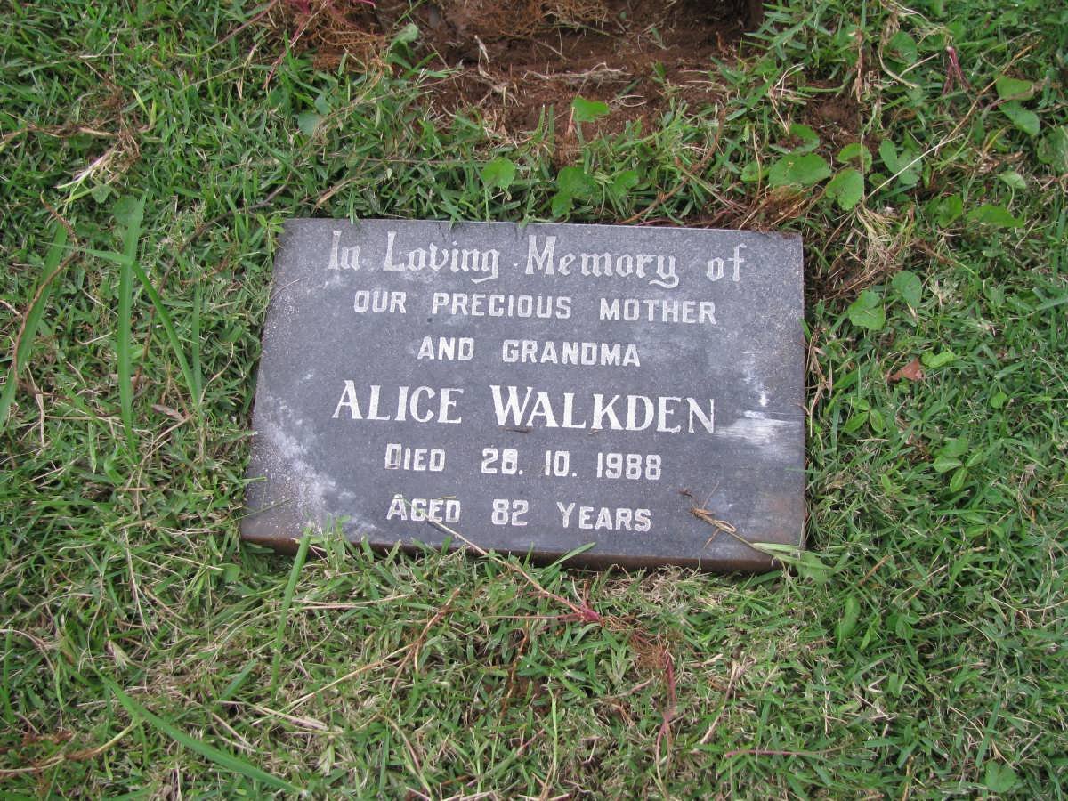 WALKDEN Alice -1988
