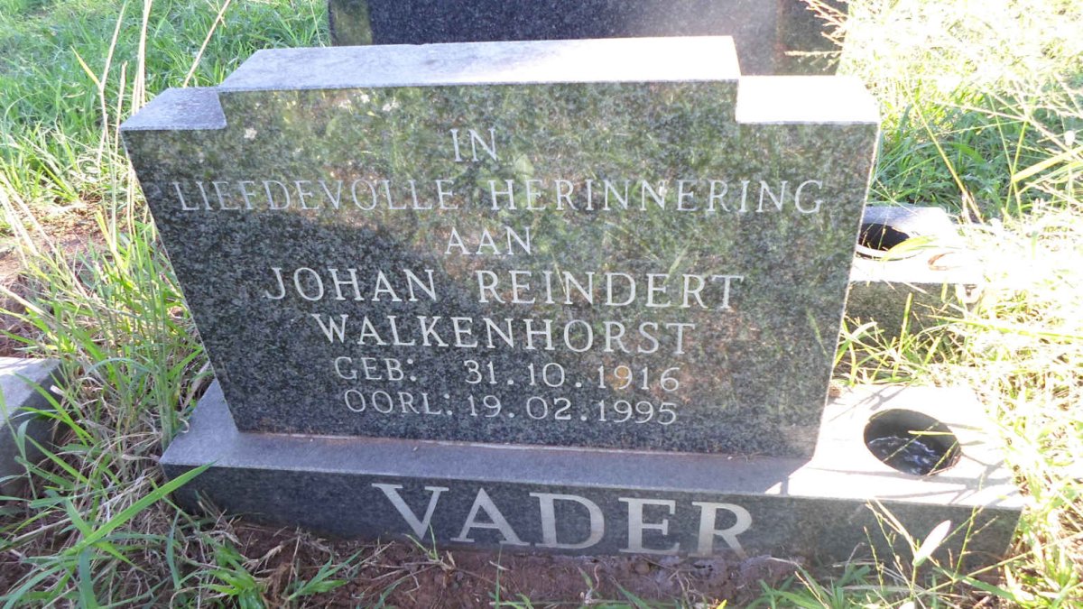 WALKENHORST Johan Reindert 1916-1995