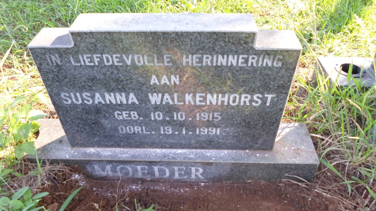 WALKENHORST Susanna 1915-1991