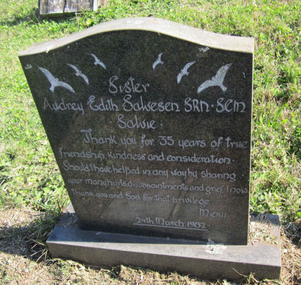 SALVESEN Audrey Edith -1982
