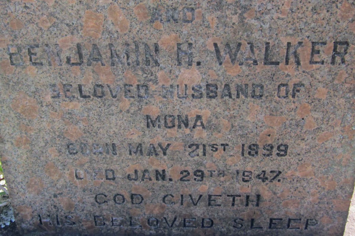 WALKER Benjamin H. 1899-1947