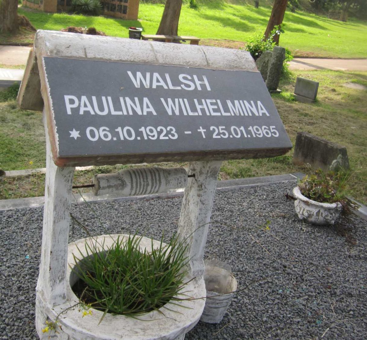 WALSH Paulina Wilhelmina 1923-1965