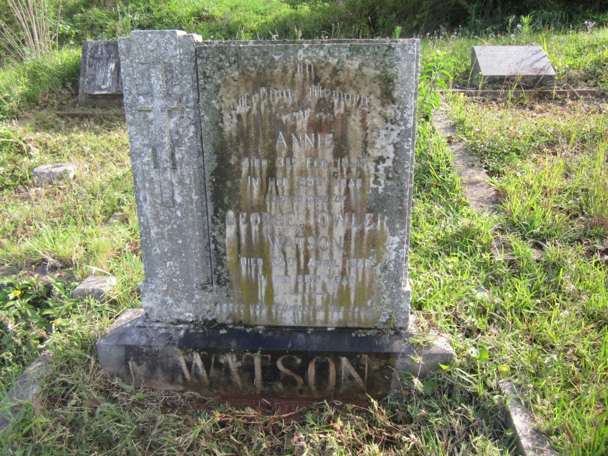 WATSON George Owler 1966 &amp; Annie -1935