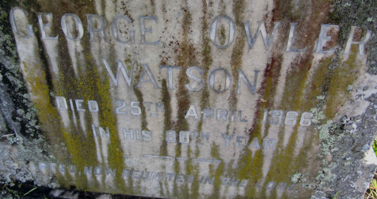 WATSON George Owler -1966