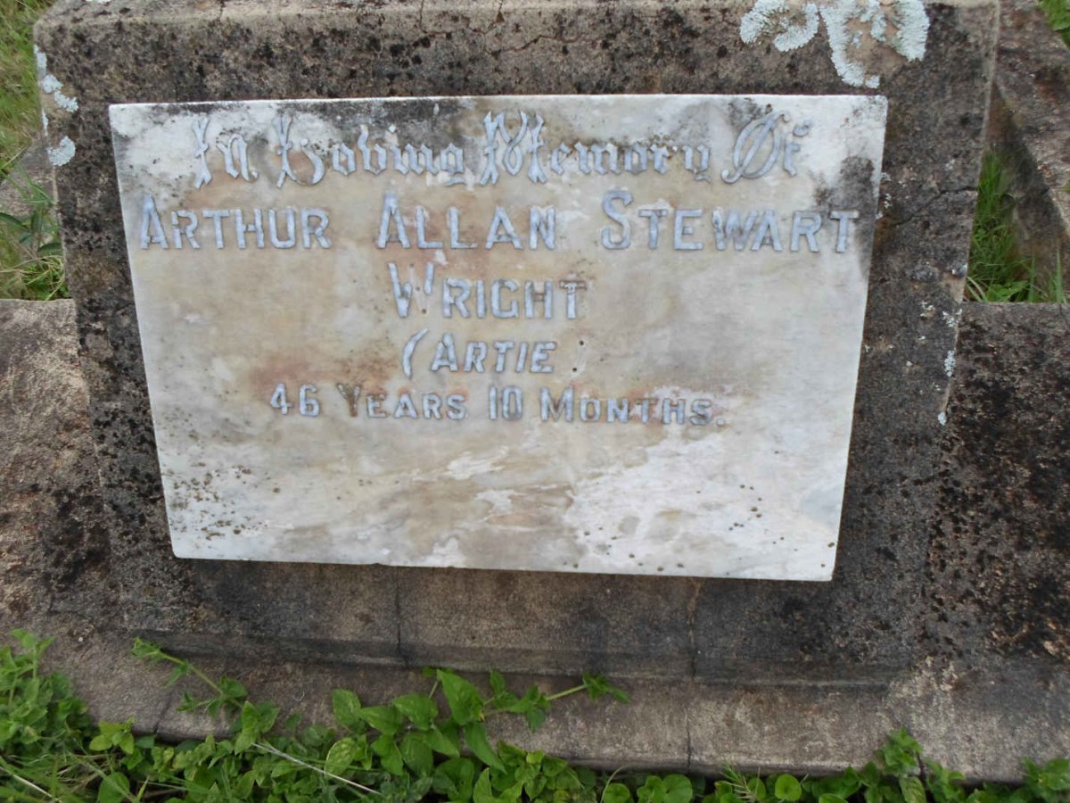 WRIGHT Arthur Allan Stewart -1943