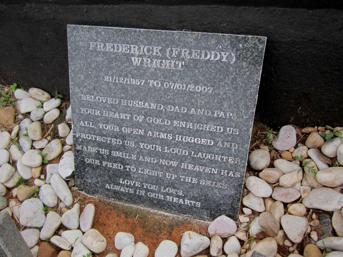 WRIGHT Frederick 1957-2007