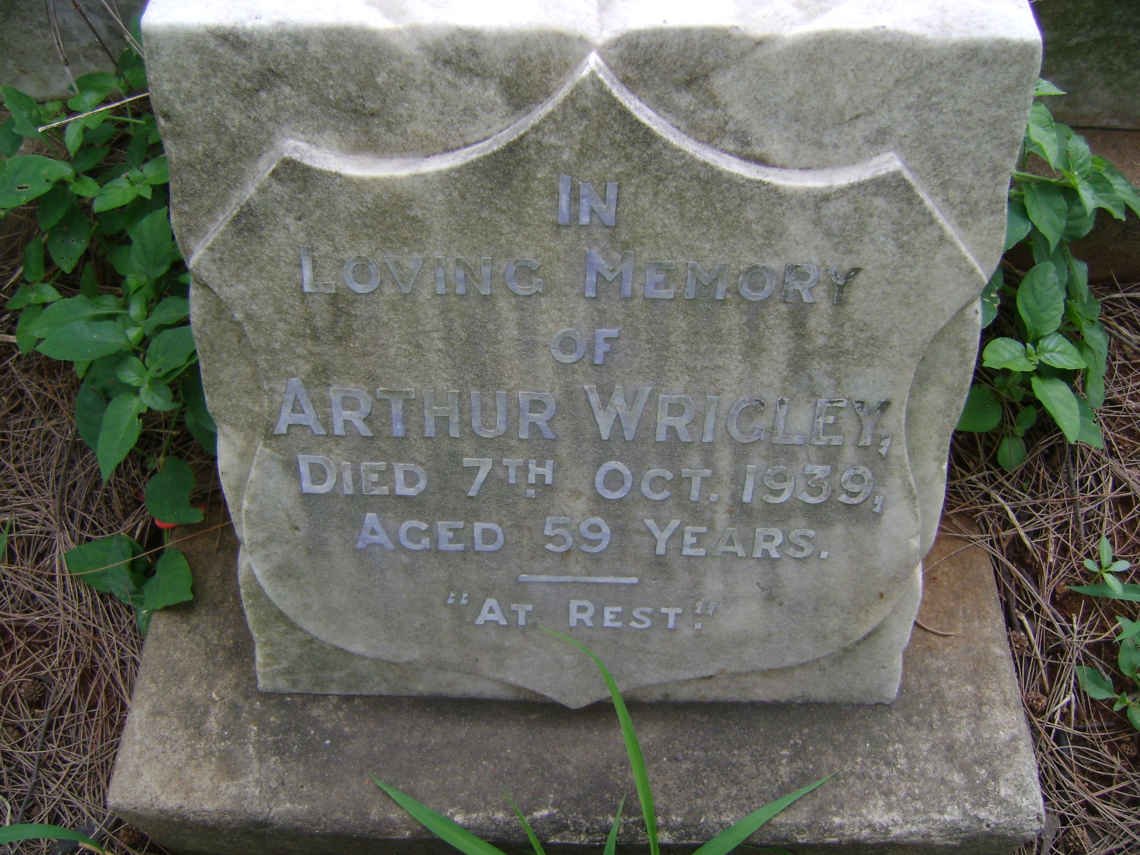 WRIGLEY Arthur -1939