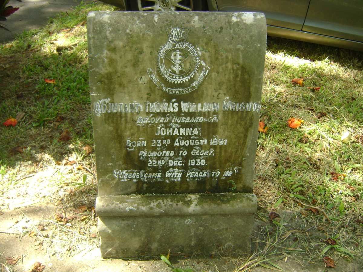 WRIGHT Thomas William 1891-1936