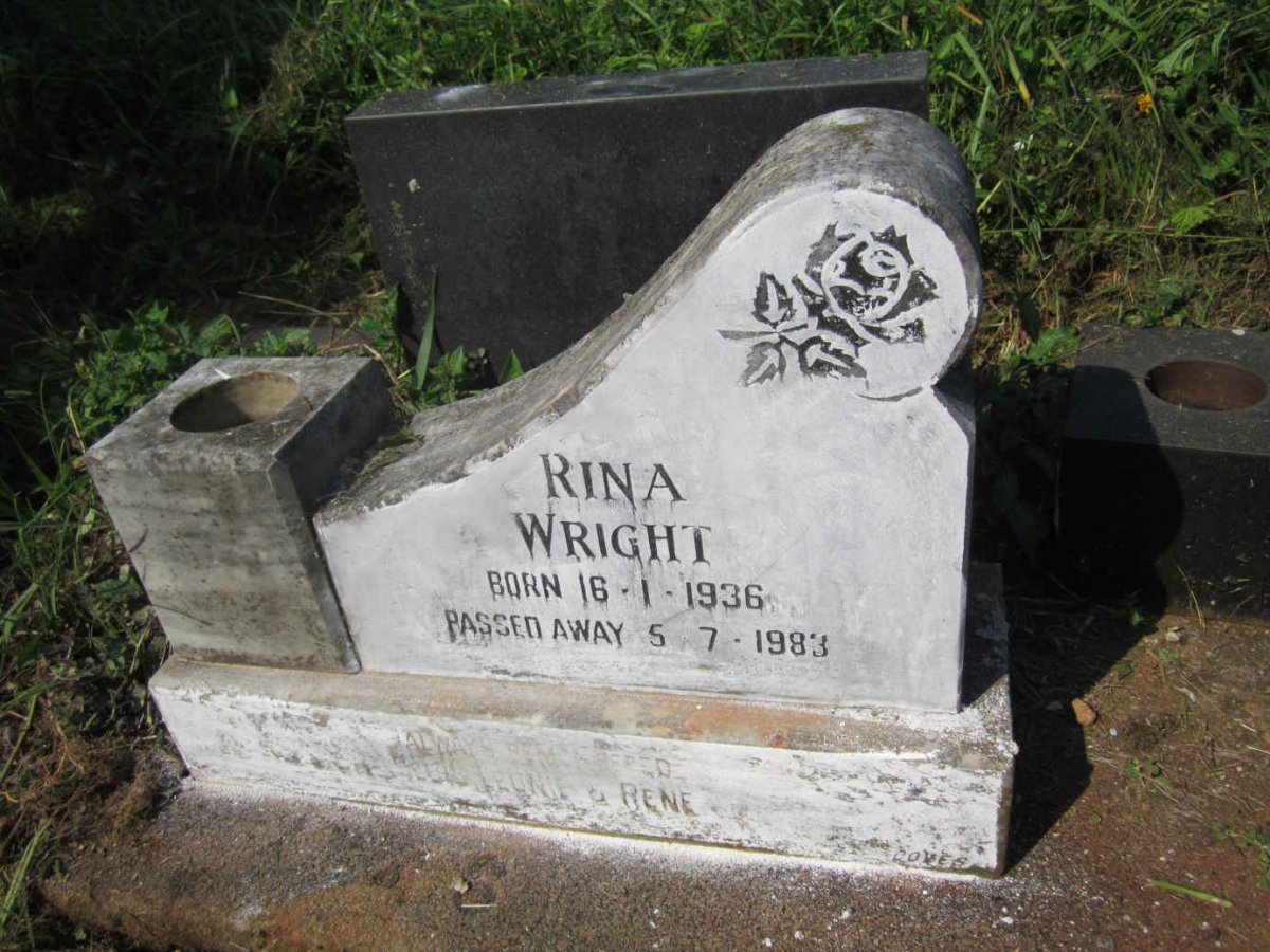 WRIGHT Rina 1936-1983
