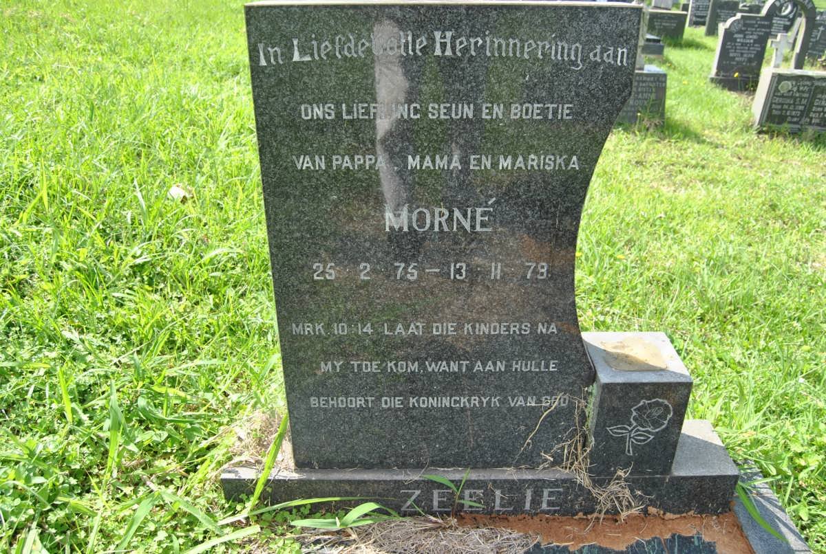 ZEELIE Morne 1975-1978