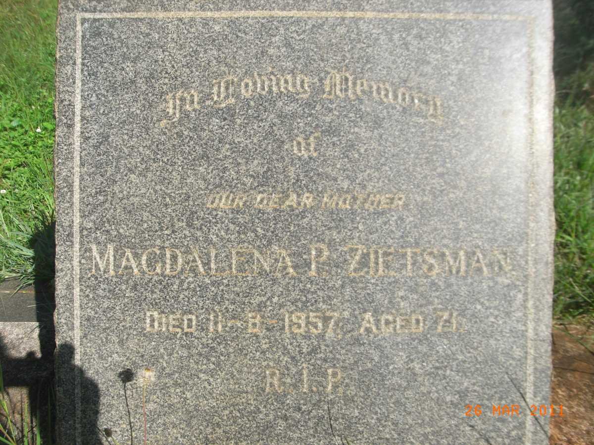 ZIETSMAN Magdalena -1957