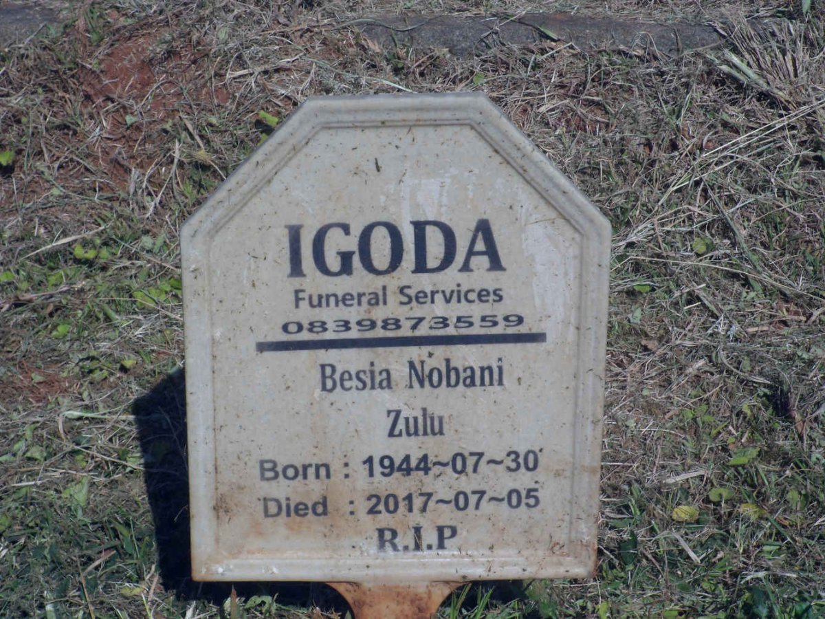 ZULU Besia Nobani 1944-2017